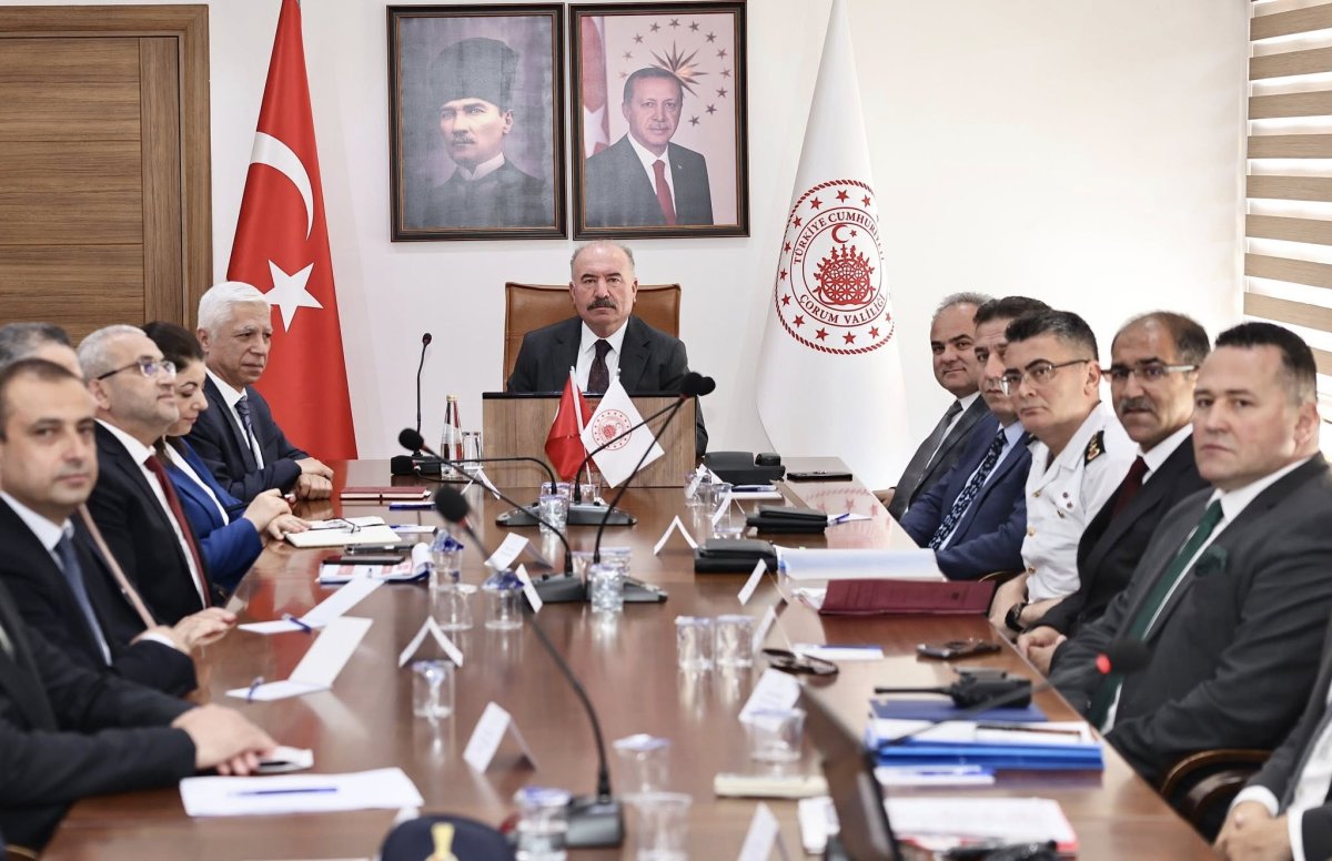 Çorum'da Okul Ve Çevre Güvenliği Masaya Yatırıldı