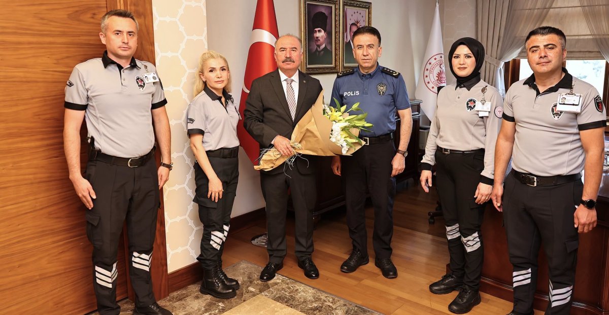Özel Güvenlik Haftası Kapsamında Vali Ali Çalgan'a Ziyaret
