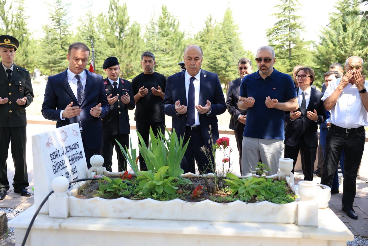 Alaca Protokolünden 15 Temmuz'da Şehitliğe Ziyaret