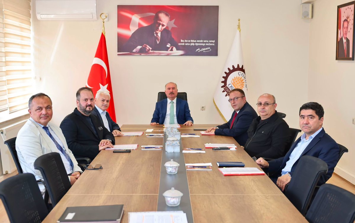 Çorum Osb'de Temmuz Ayı Toplantısı Vali Çalgan Başkanlığında Yapıldı