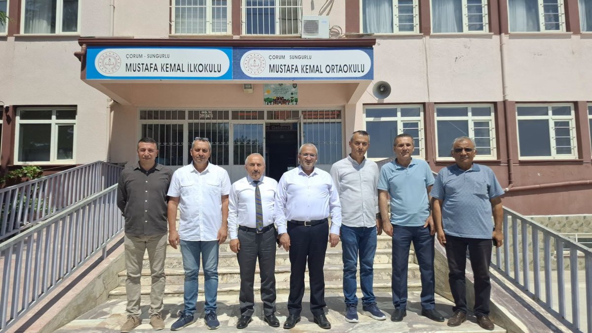 İl Millî Eğitim Müdürü Cemil Çağlar'dan Sungurlu'daki Eğitim Kurumlarına Ziyaret
