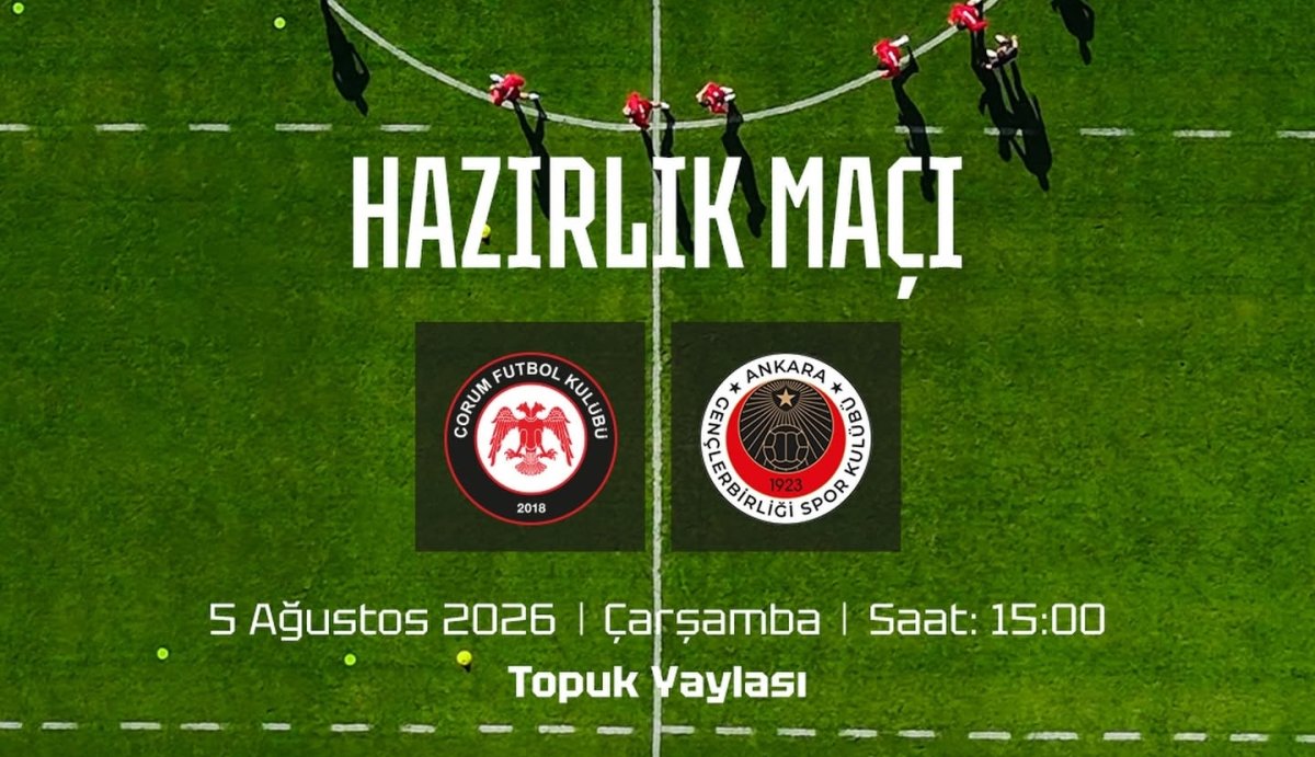 Arca Çorum Fk, Hazırlık Maçında Gençlerbirliği İle Karşılaşacak