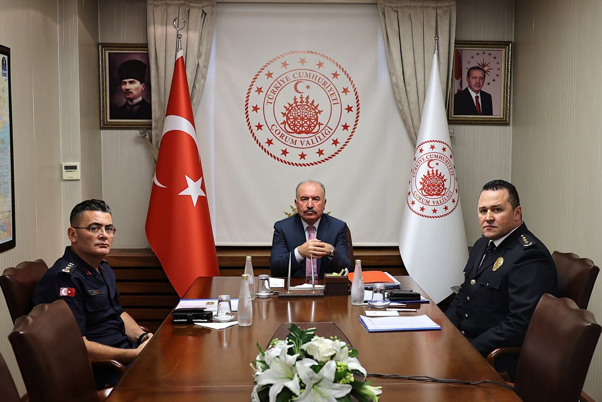 Çorum Protokolü "Milli Dayanışma" Toplantısına Katıldı