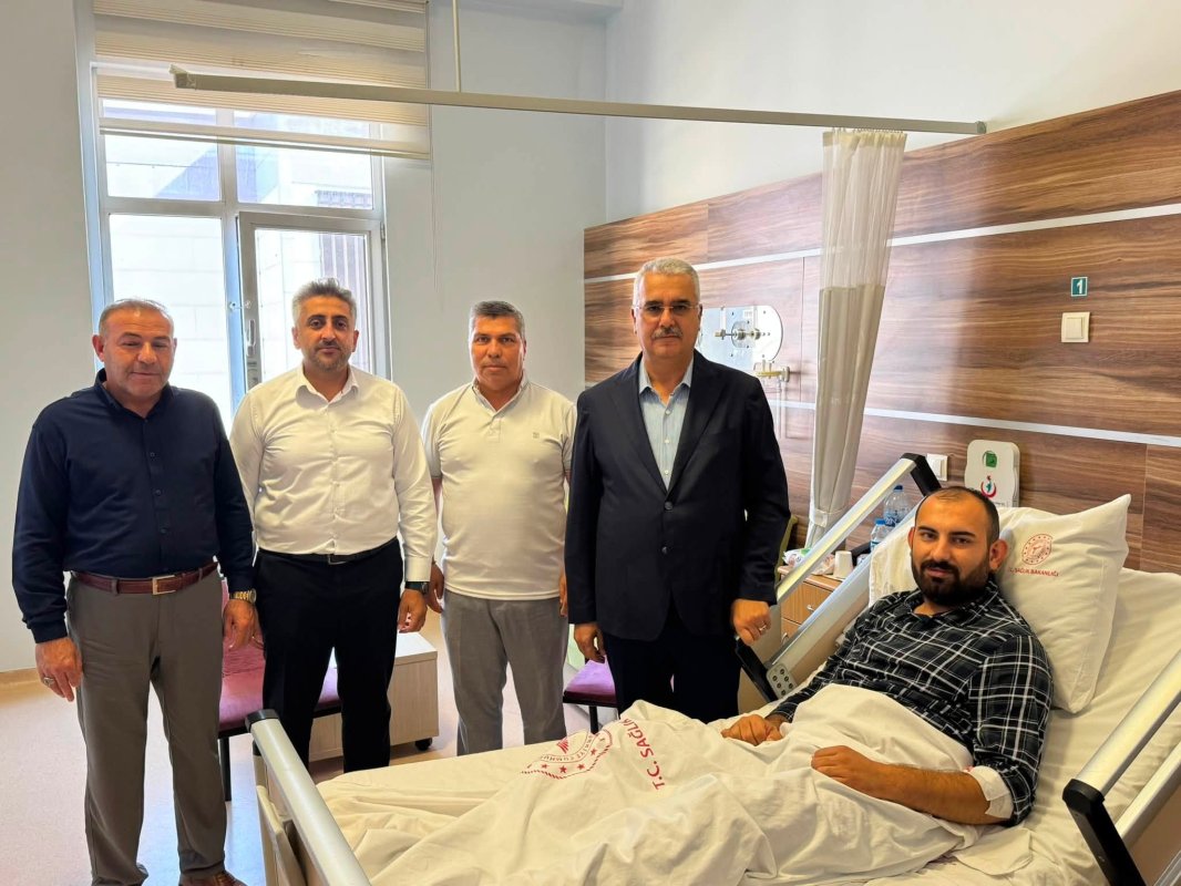 Çorum Milletvekili Yusuf Ahlatcı'dan Onur Civan'a Geçmiş Olsun Ziyareti