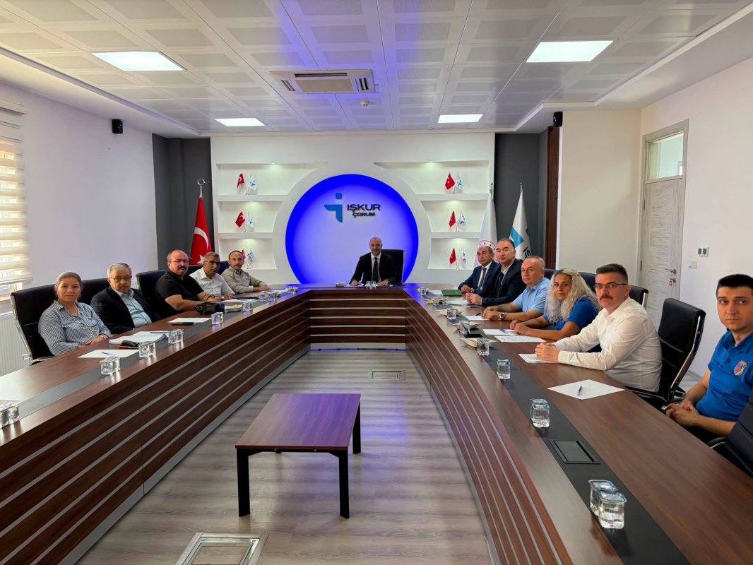 Çorum İşkur'da 'Denetimli Serbestlik' Ve İstihdam Toplantısı