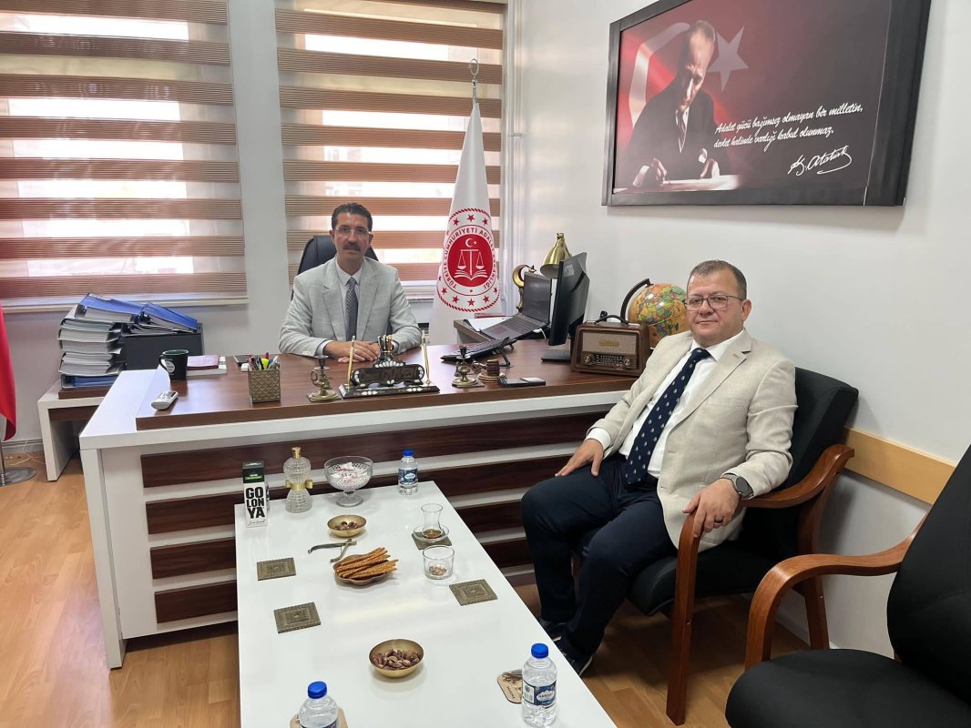 Çorum TSO Başkanı Başaranhıncal'dan Ticaret Mahkemesi Başkanı Güven'e Ziyaret