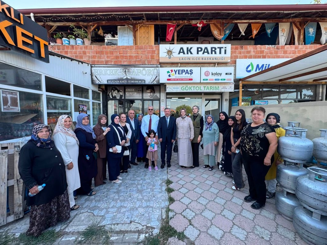 Milletvekili Ahlatcı Laçin'de Vatandaşlarla Buluştu: "Yarınları İstişare Ettik"