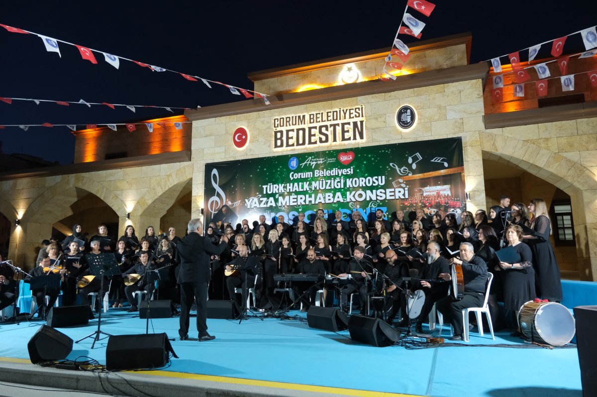 Çorum’da Türkü Dolu Yaz Akşamı