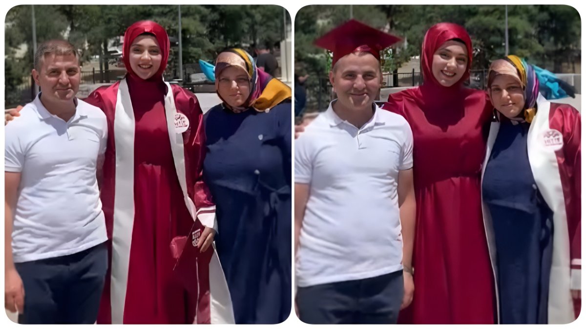 Sungurlu'da Duygusal Mezuniyet: Cübbesini Annesine, Kepini Babasına Taktı