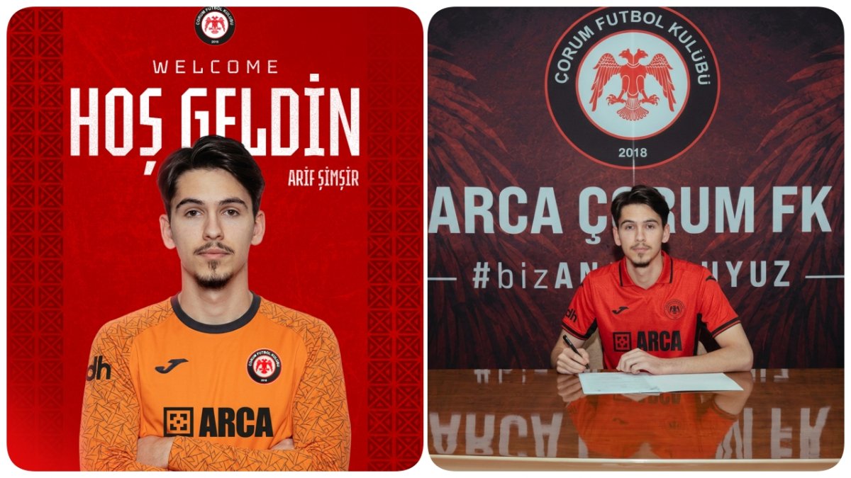 Arca Çorum Fk'dan Geleceğe Yatırım: Arif Şimşir İle 3+1 Yıllık Sözleşme İmzalandı