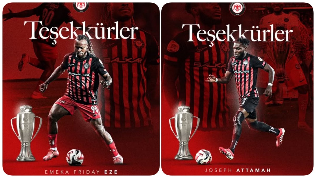 ARCA ÇORUM FK'DA ÇİFTE VEDA: ATTAMAH VE EZE İLE YOLLAR AYRILDI