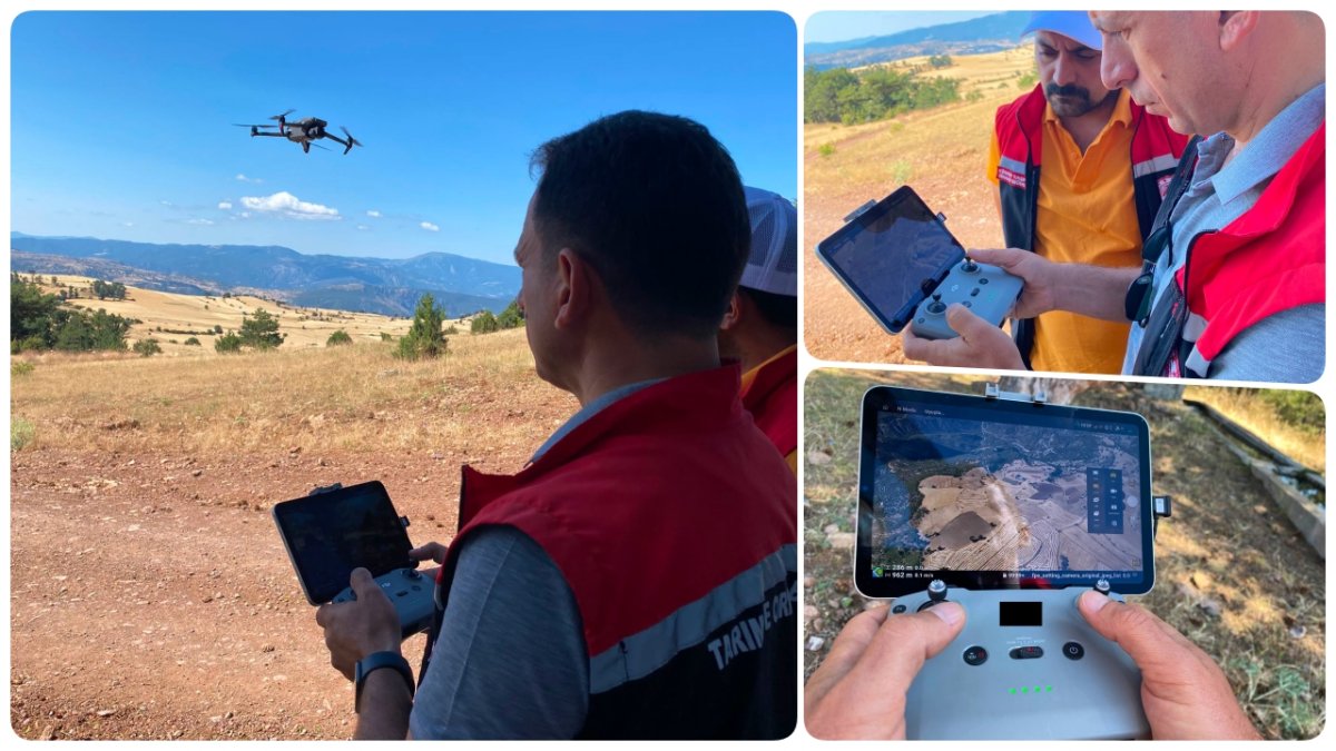 Kargı'da Tarımsal Üretim Alanlarına 'Drone'lu Denetim