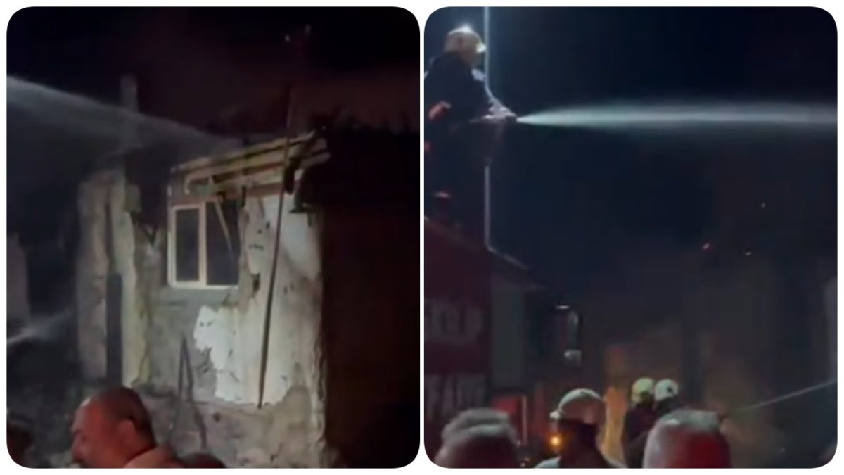 İskilip'te Korkutan Yangın: 2 Ev Küle Döndü