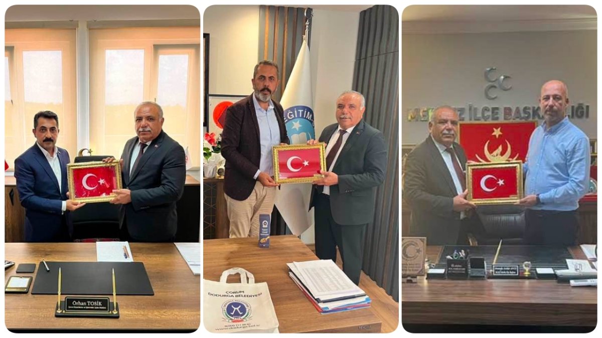 Dodurga Belediye Başkanı Çetinkaya'dan Çorum'da Ziyaret Turu
