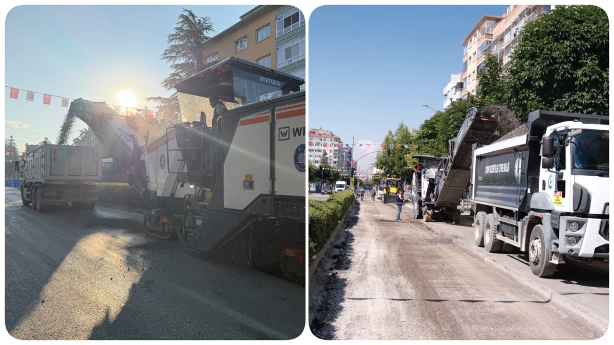 Gazi Caddesi Asfalt Yenileme Çalışmalarında İkinci Etap Başladı