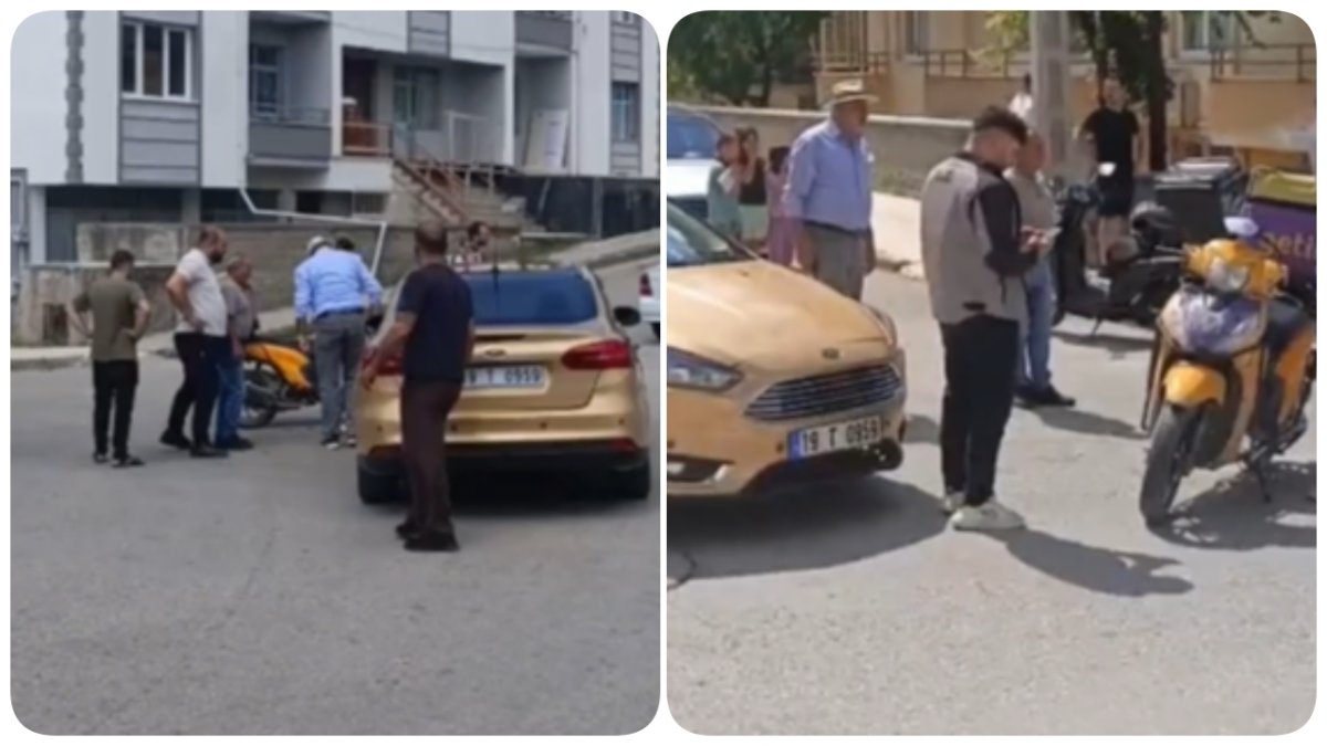 Kale Mahallesi'nde Kaza: Ticari Taksi İle Motosiklet Çarpıştı