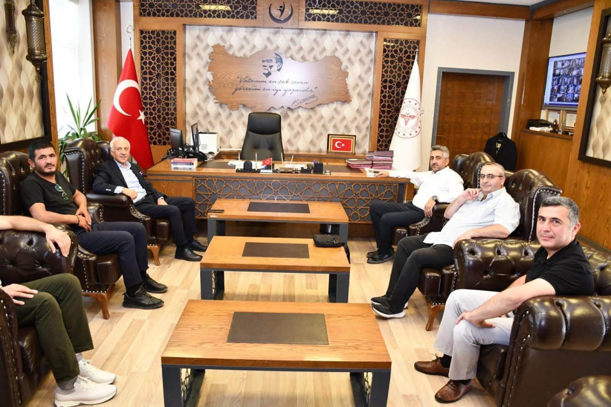 Çevre ve Şehircilik Bakanlığı Bakan Müşaviri Zeki Gül'den Başhekim Muhammet Gömeç'e Ziyaret