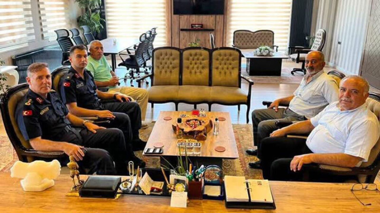 Komutanlardan Başkan Çetinkaya’ya Ziyaret