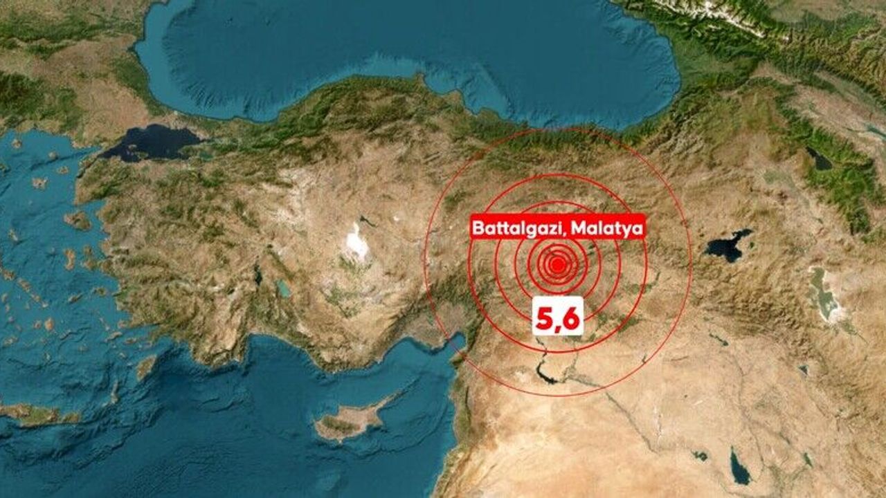 Malatya'da Korkutan Deprem: Battalgazi 5,6 İle Sallandı