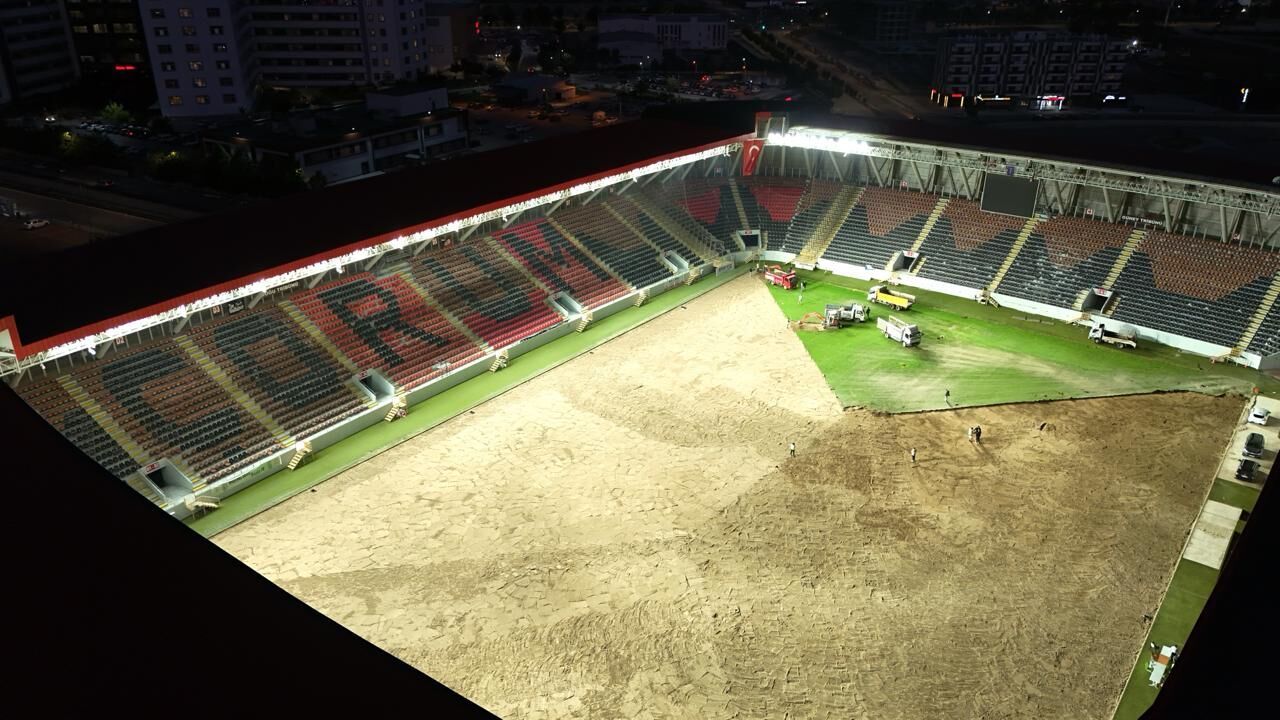 Süper Lig Öncesi Şehir Stadyumu Baştan Sona Yenileniyor