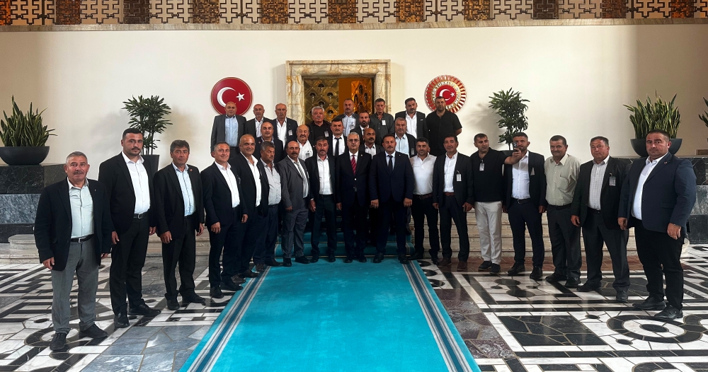 Çorumlu Muhtarlardan  TBMM’de Ziyaret Trafiği