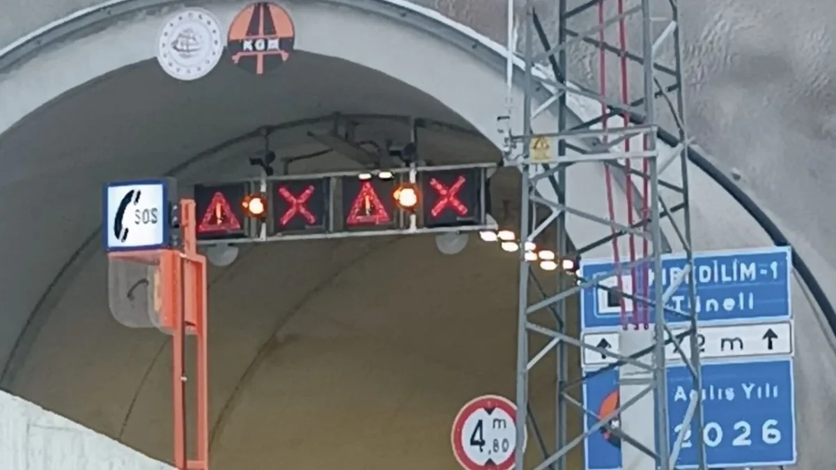 Kırkdilim Tünelleri Geçici Olarak Trafiğe Kapatıldı
