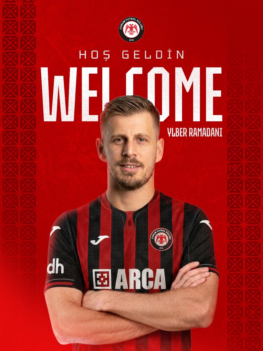 ARCA ÇORUM FK'nın  YENİ TRANSFERİ YLBER RAMADANİ