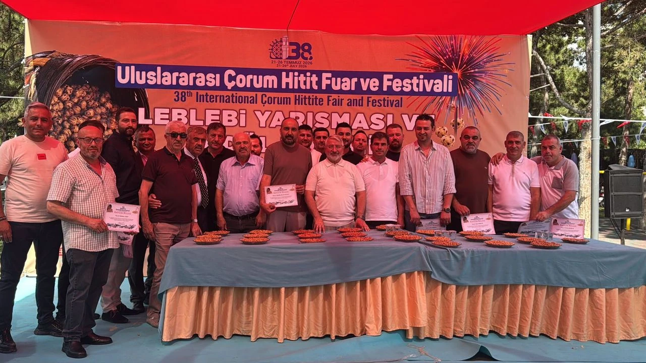 ÇORUM 38. HİTİT FESTİVALİ'NDE EN İYİ LEBLEBİ SEÇİLDİ: BİRİNCİ YAŞAR BODUR