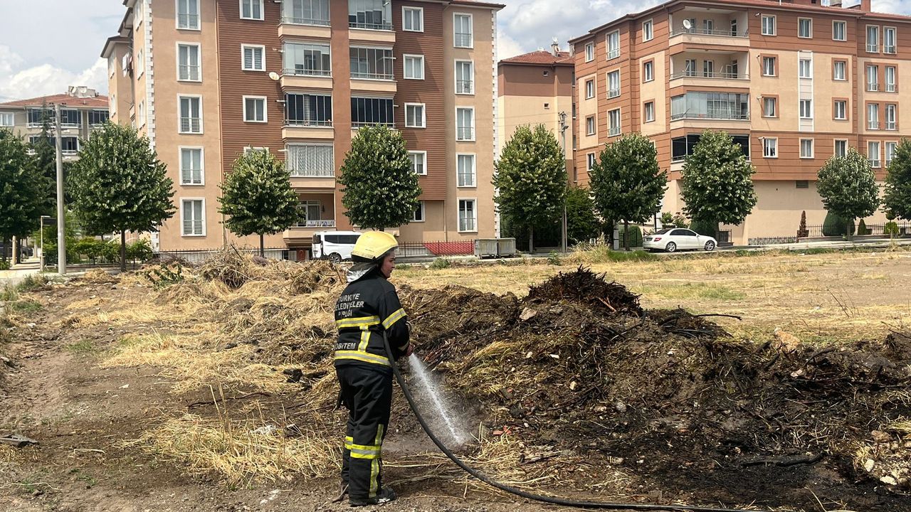 Arsada Çıkan Yangın Korkuttu