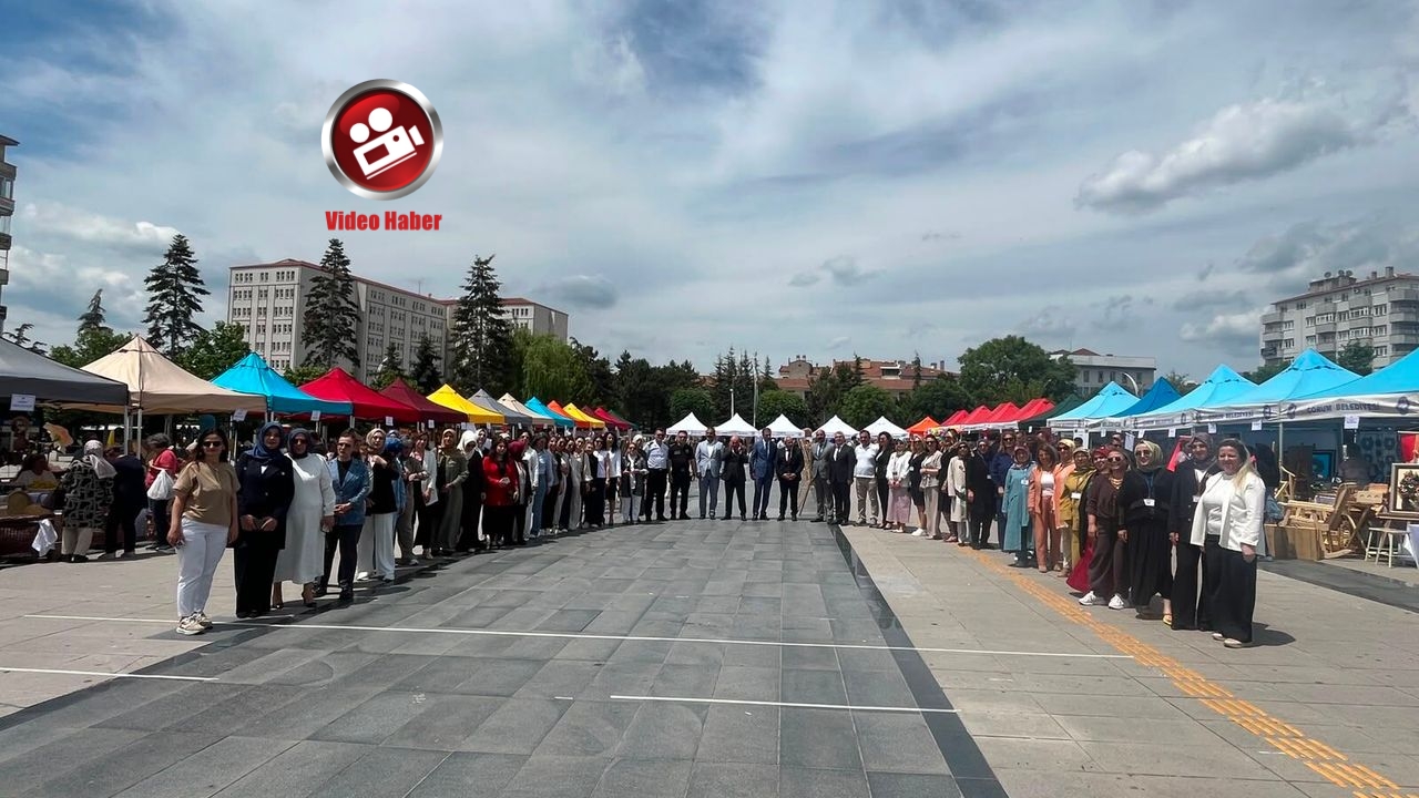 Çorum'da Halk Eğitimi Yıl Sonu Sergisine Yoğun İlgi