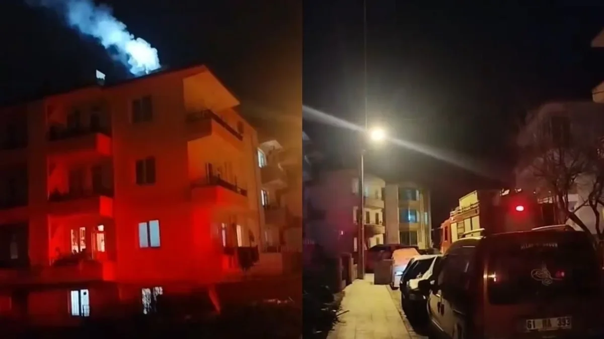 Gülabibey Mahallesi’nde Çatı Yangını Korkuttu