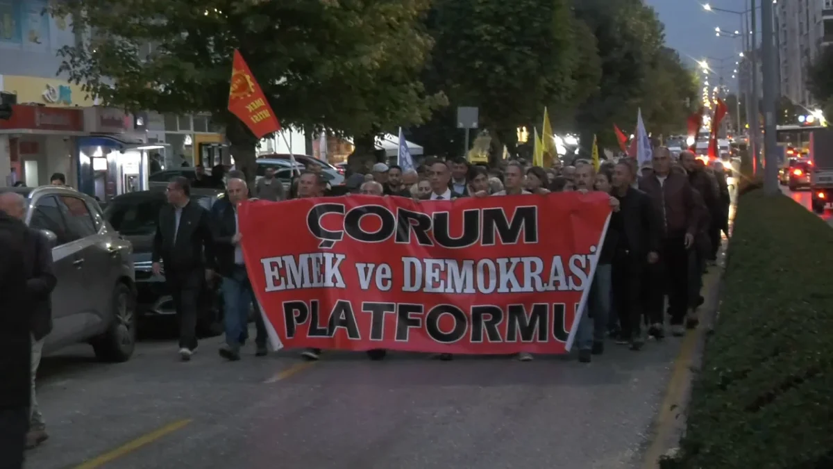 Çorum’da Halk TV için sokağa çıktılar!