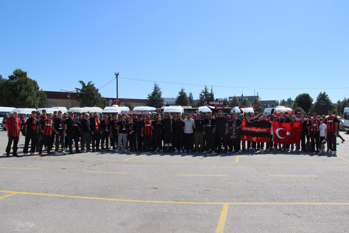 Arca Çorum Fk Taraftarı Samsun Deplasmanı İçin Yola Çıktı