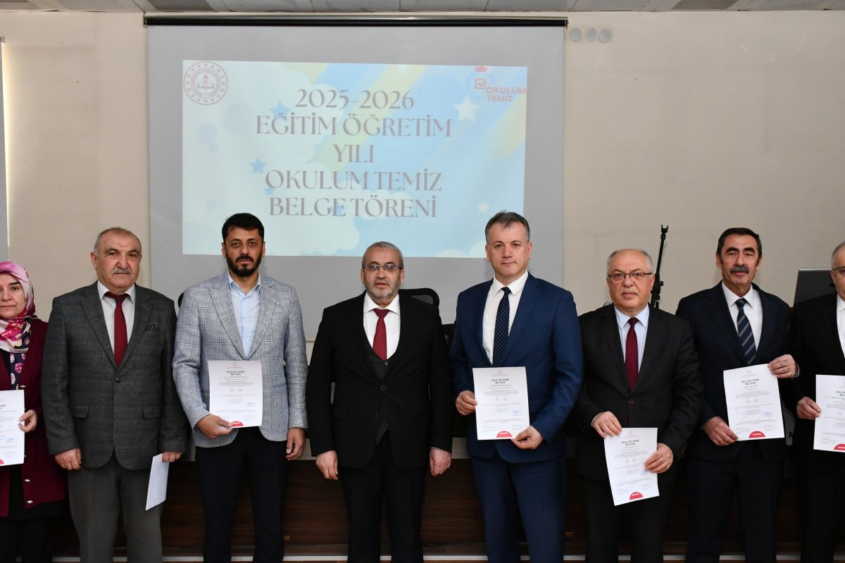 Eğitimde Hijyen Seferberliği: 242 Okula “Okulum Temiz” Belgesi