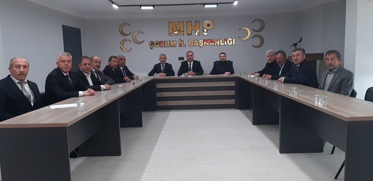 MHP Çorum İl Başkanlığı’ndan "Hizmet Odaklı" İstişare Toplantısı
