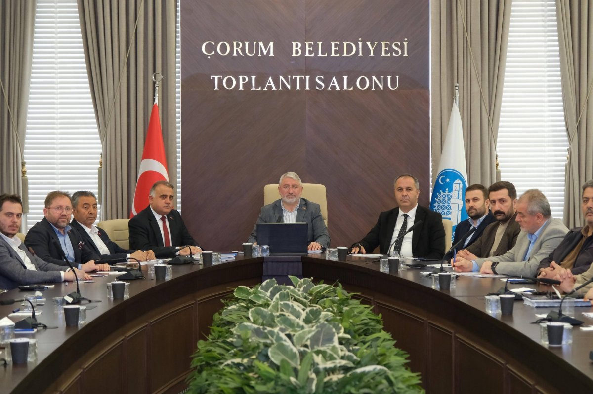 Çorum Belediye Meclisi Cumhur İttifakı Grubunda "Birlik ve Hizmet" Mesajı