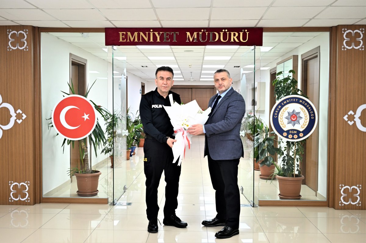 İl Sağlık Müdürü Sinan Zehir'den Çorum Emniyeti'ne Polis Haftası Ziyareti