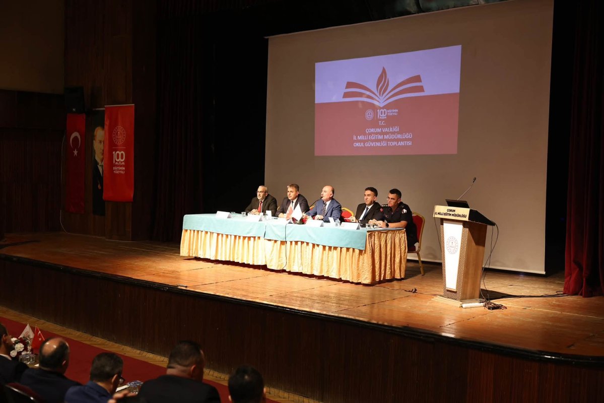 Çorum'da Yeni Eğitim Yılı Öncesi Güvenlik Zirvesi: "En Büyük Hassasiyetimiz Çocuklarımız!"