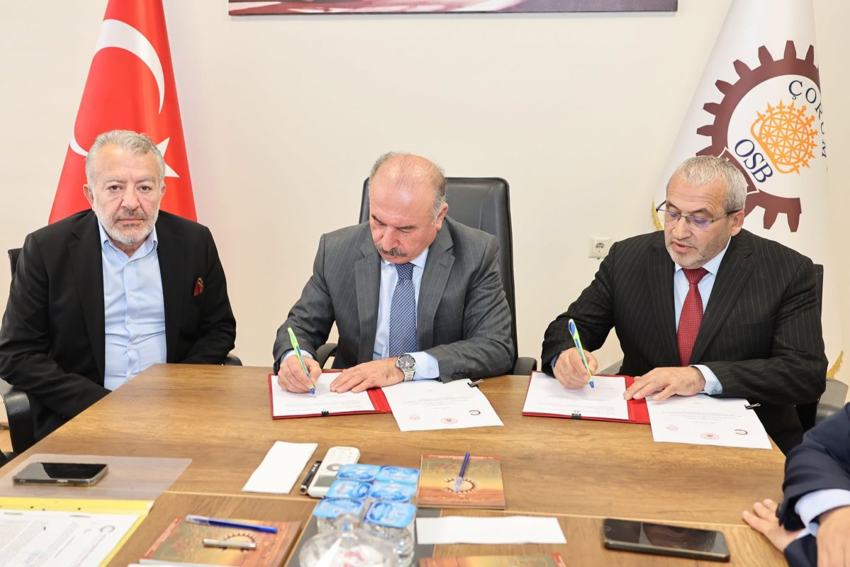 Çorum'da Mesleki Eğitim Ve Sanayi Güç Birliği Yaptı: Simep Protokolü İmzalandı
