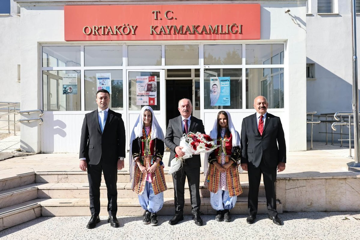 Vali Çalgan'dan Ortaköy Kaymakamı Şimşek'e 'Hayırlı Olsun' Ziyareti