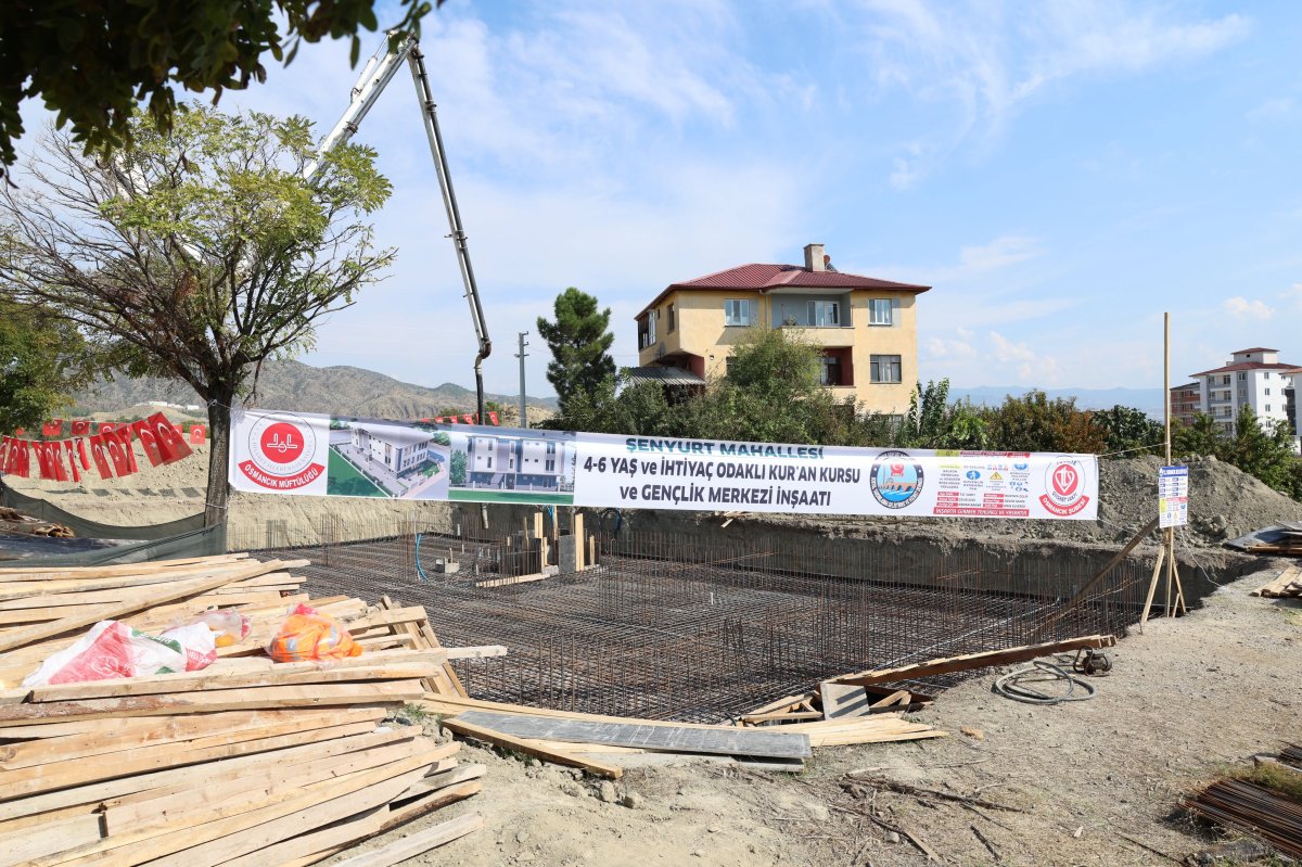 Osmancık'ta Kur'an Kursu Ve Gençlik Merkezi'nin Temeli Atıldı