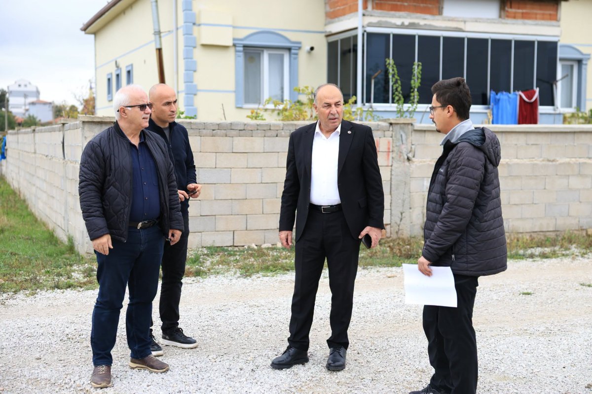 Alaca Günhan Mahallesi'nde Kilit Taşı Mesaisi
