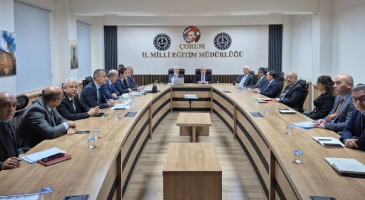 Çorum Millî Eğitimde Müfettişlerle Değerlendirme Toplantısı