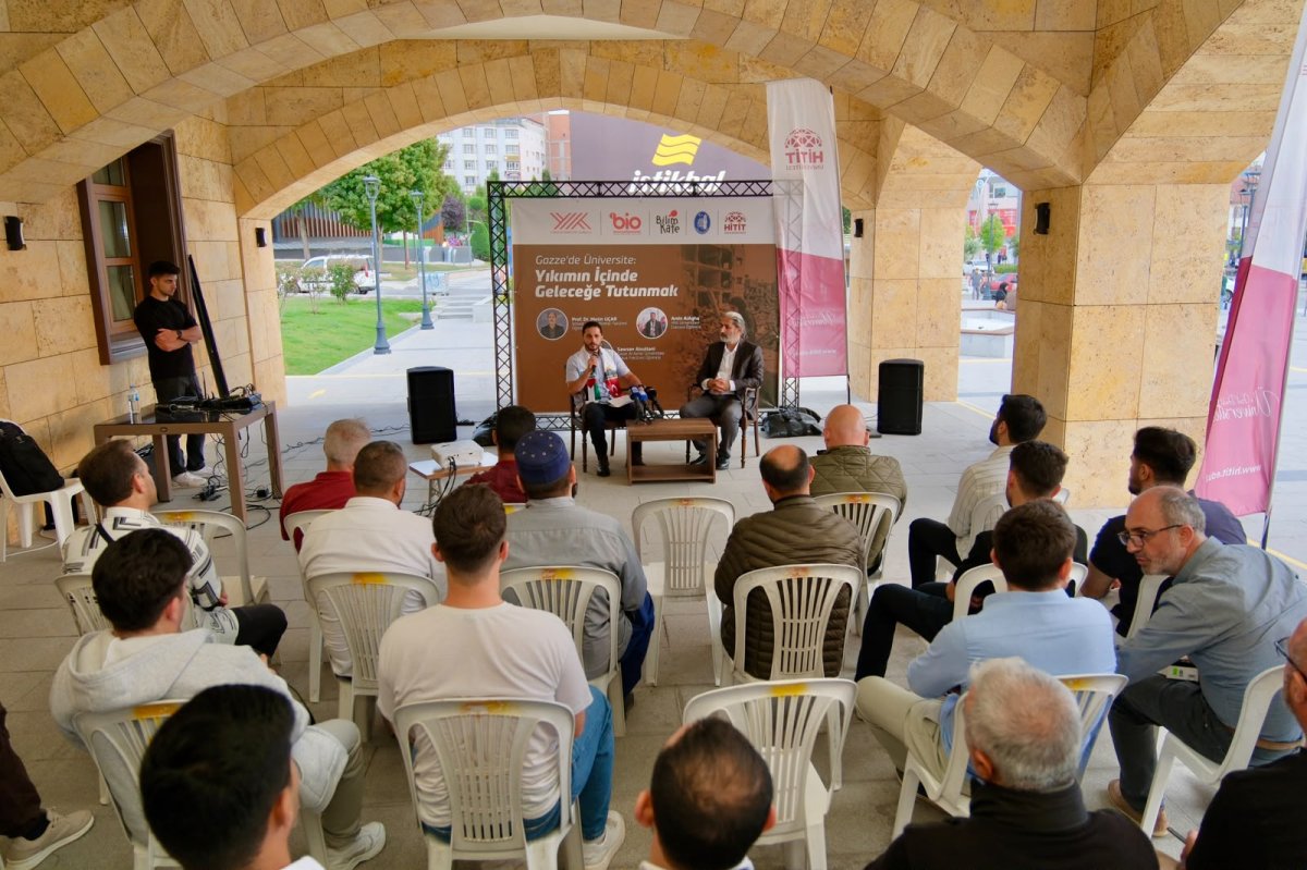 Hitit Üniversitesi'nde "Bilim Kafe" Etkinliği: Gazze'deki "Eğitimkırım" Ve Öğrencilerin Mücadelesi Anlatıldı