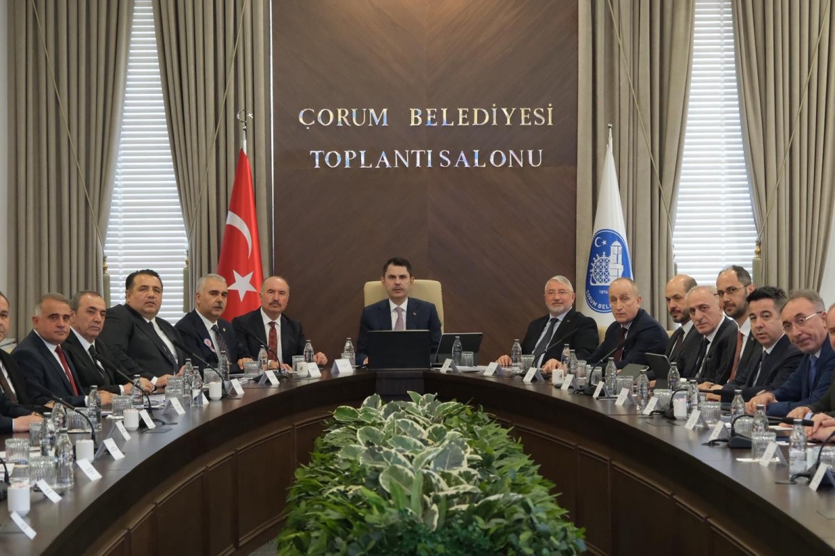 Bakan Kurum’dan Çorum’a Müjdeli Haberler