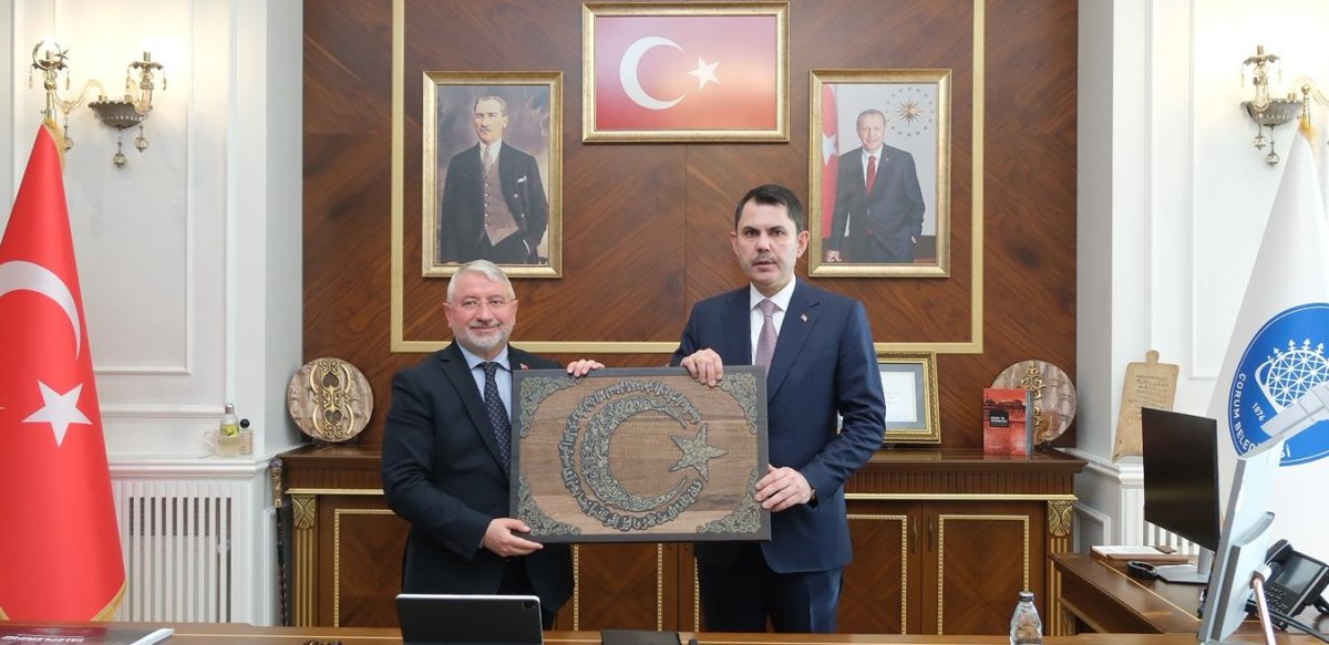 Bakan Murat Kurum’dan Çorum Belediyesi’ne Ziyaret