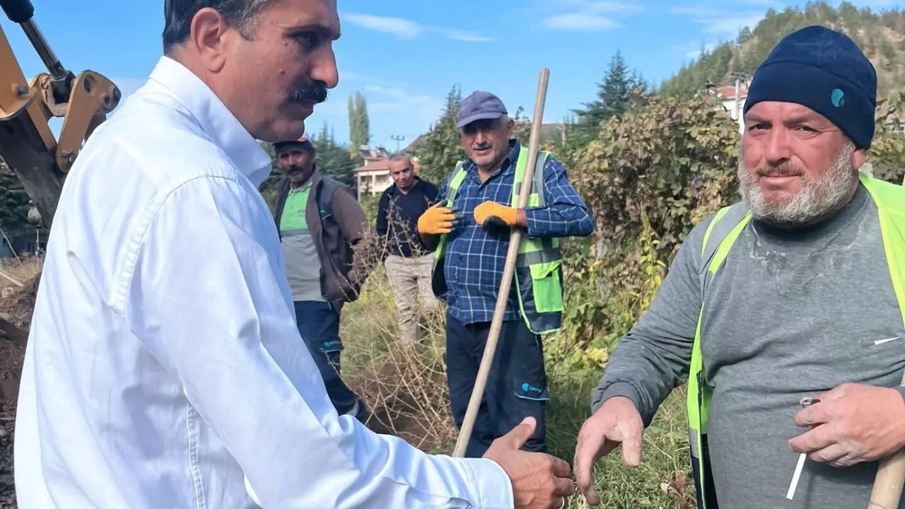Başkan Torun doğalgaz çalışmalarını inceledi