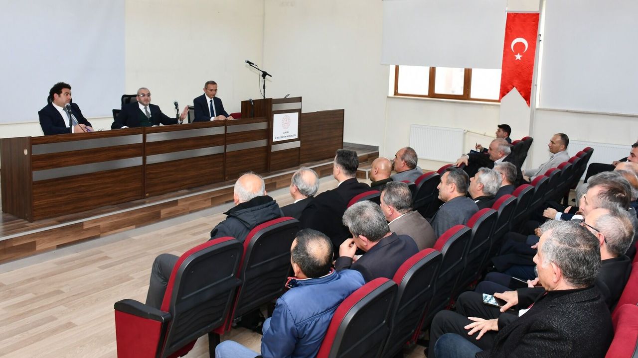 Çağlar İlkokul Müdürleri İle Bu Yılki Eğitim Öğretimi Değerlendirdi