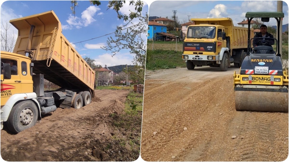 Osmancık Belediyesi'nden Gürleyik ve Gemici TOKİ Güzergahında Yol Çalışması