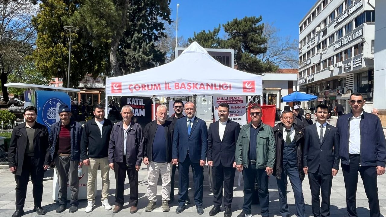 Çorum’da Kürecik ve İsrail Tepkisi: İmza Kampanyası Başlatıldı